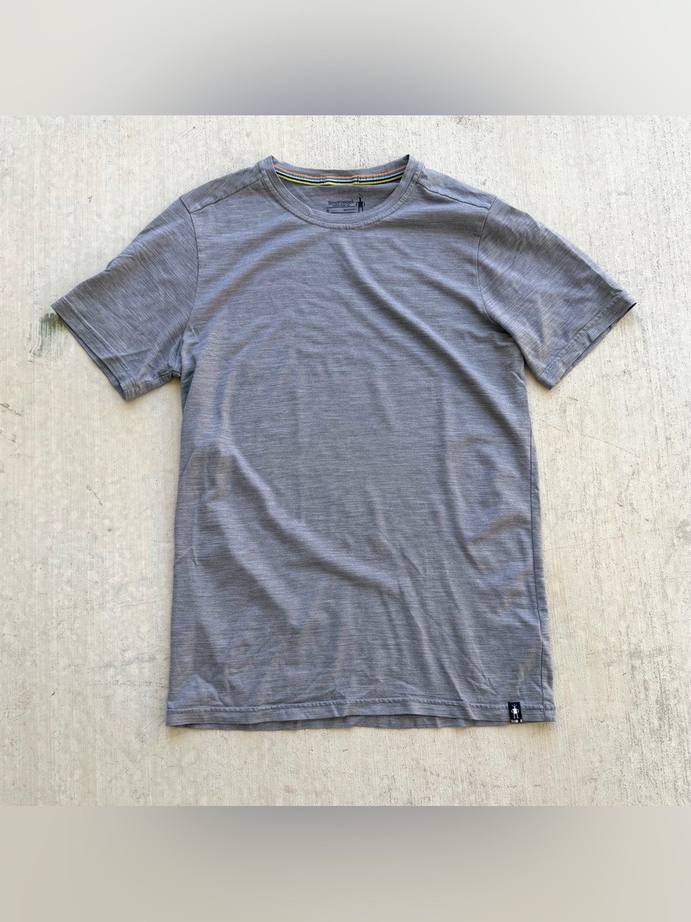 Smartwool Merino Sport 150 T Shirt Men Size Small Heather Gray Active